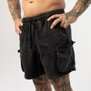 Stone Washed Shorts