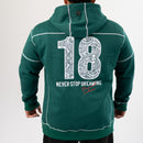 HALF ZIPPER  NEVER STOP DREAMING HOODIE
