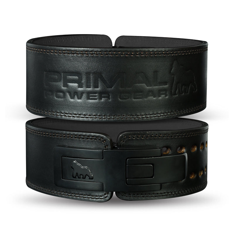 PRIMAL Premium 10mm Lever Belt – 4 inch-wide for Weightlifting & Powerlifting.