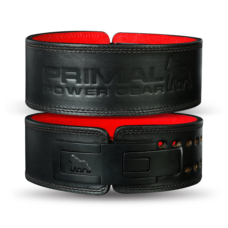PRIMAL Premium 13mm Lever Belt – 4 inch-wide for Weightlifting & Powerlifting.