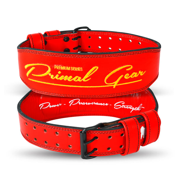 Signature range leather belt RED (NEW)