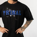 DISTRESS PRINT OVERSIZE TEE