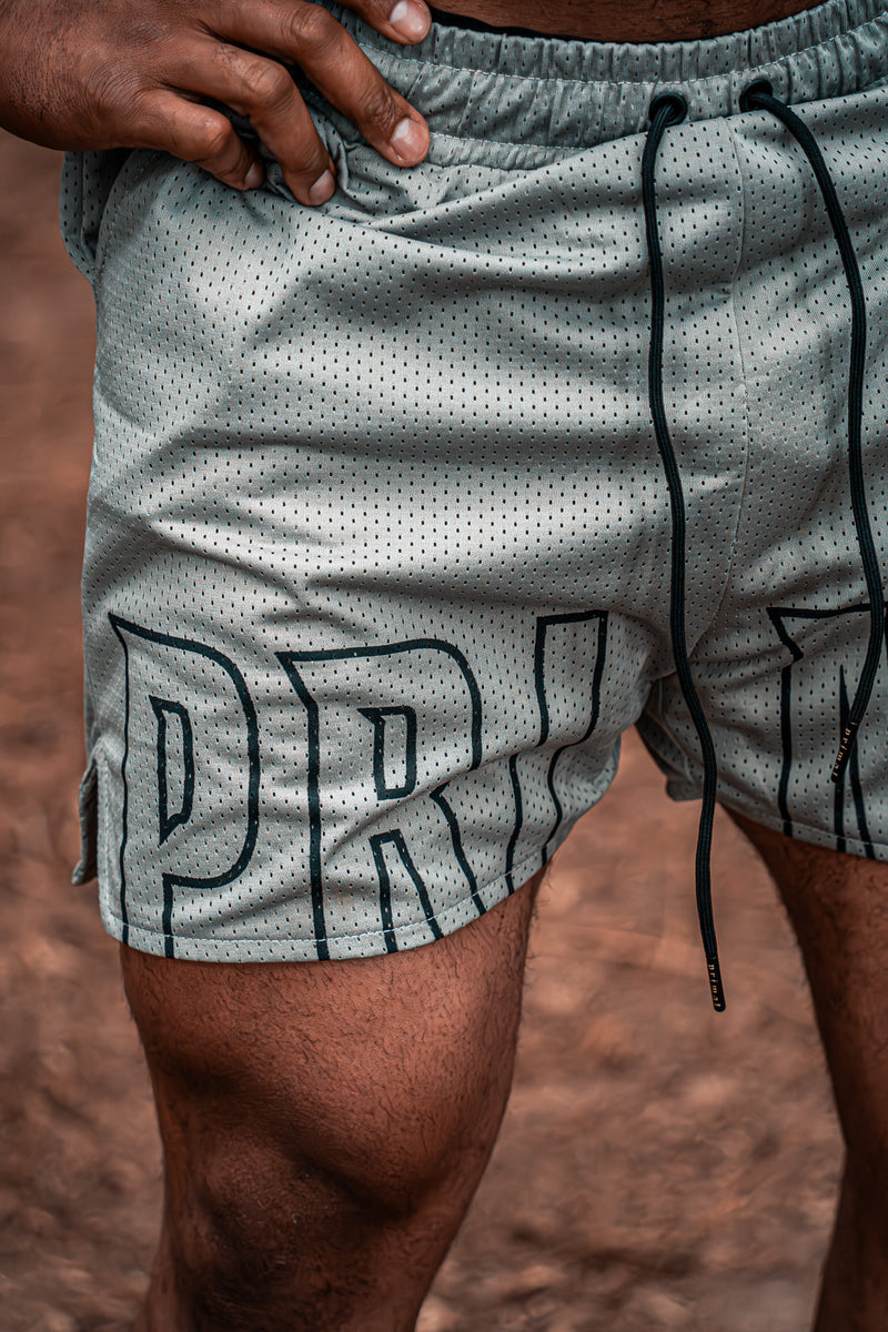 Double layered mesh Shorts