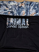 Primal tree camo mesh tee