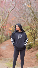 P Print Heavy Fleece Hoodie (465gsm)
