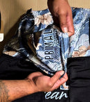 Primal tree camo mesh tee