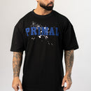 DISTRESS PRINT OVERSIZE TEE