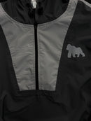 Half zipped Grey sauna jacket