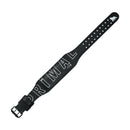 Black Embroidered leather belt (NEW)