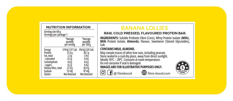 Fibre Boost Cold Pressed Protein Bar