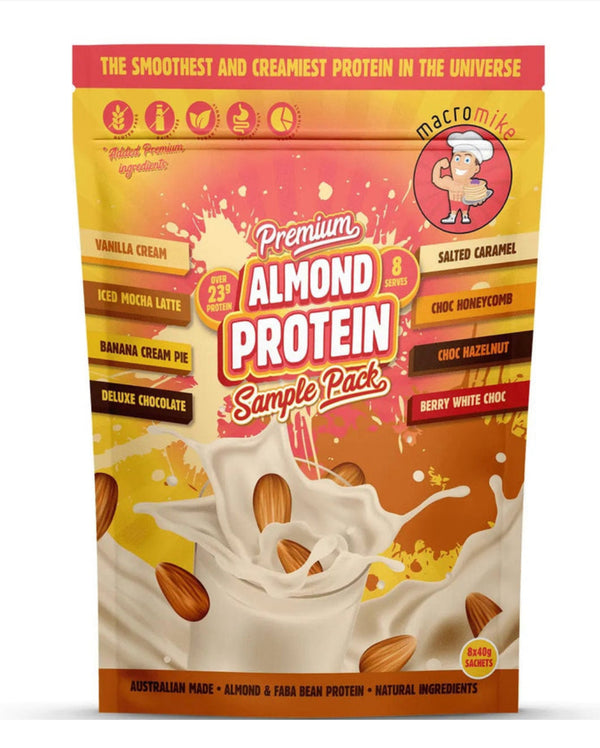 Almond protein sample pack ( macro Mike )