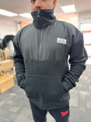 Polyester half zip pullover