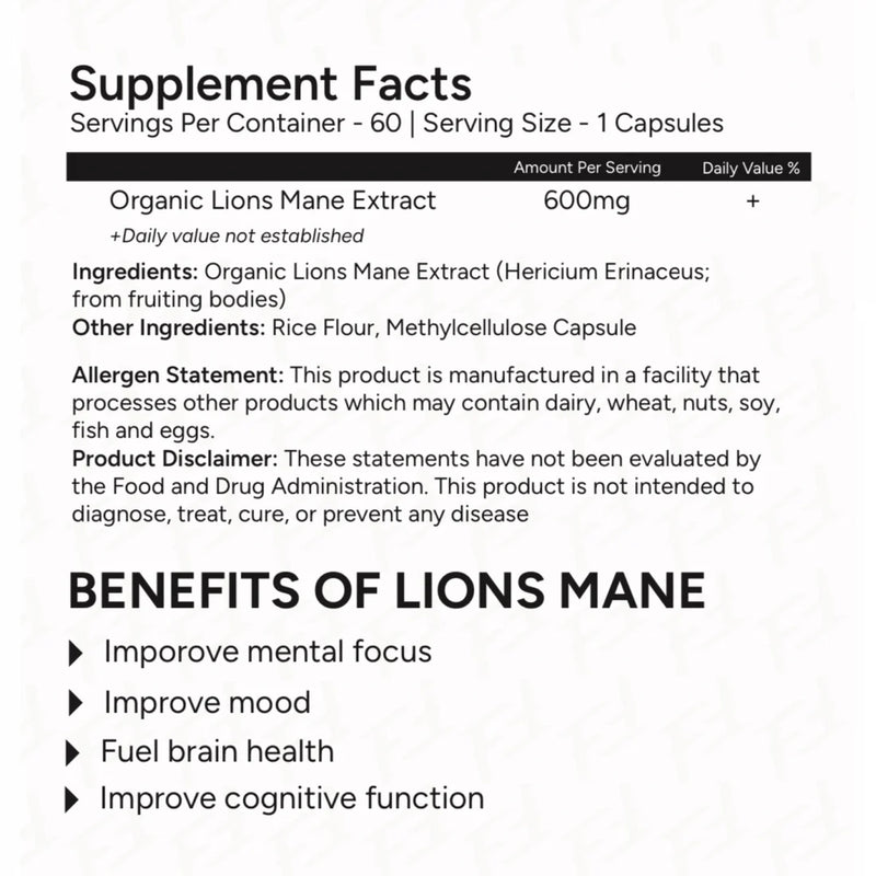 FITFAM LIONS MANE