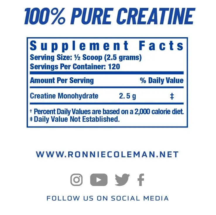 Ronnie Coleman creatine