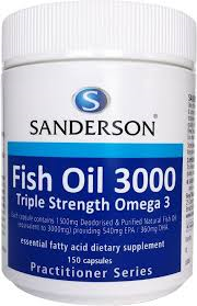 Sanderson fish oil 3000