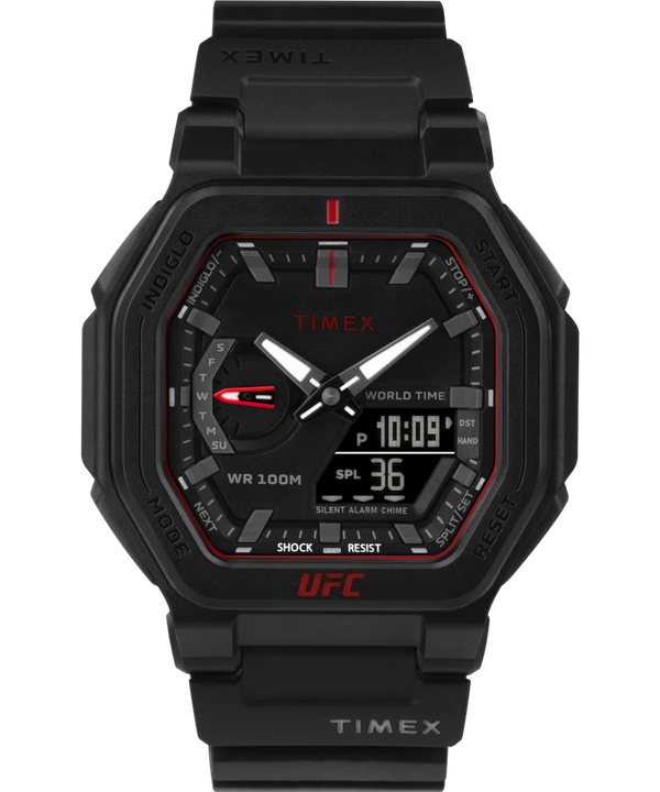 Timex UFC Colossus 45mm Resin Strap Watch TW2V55200