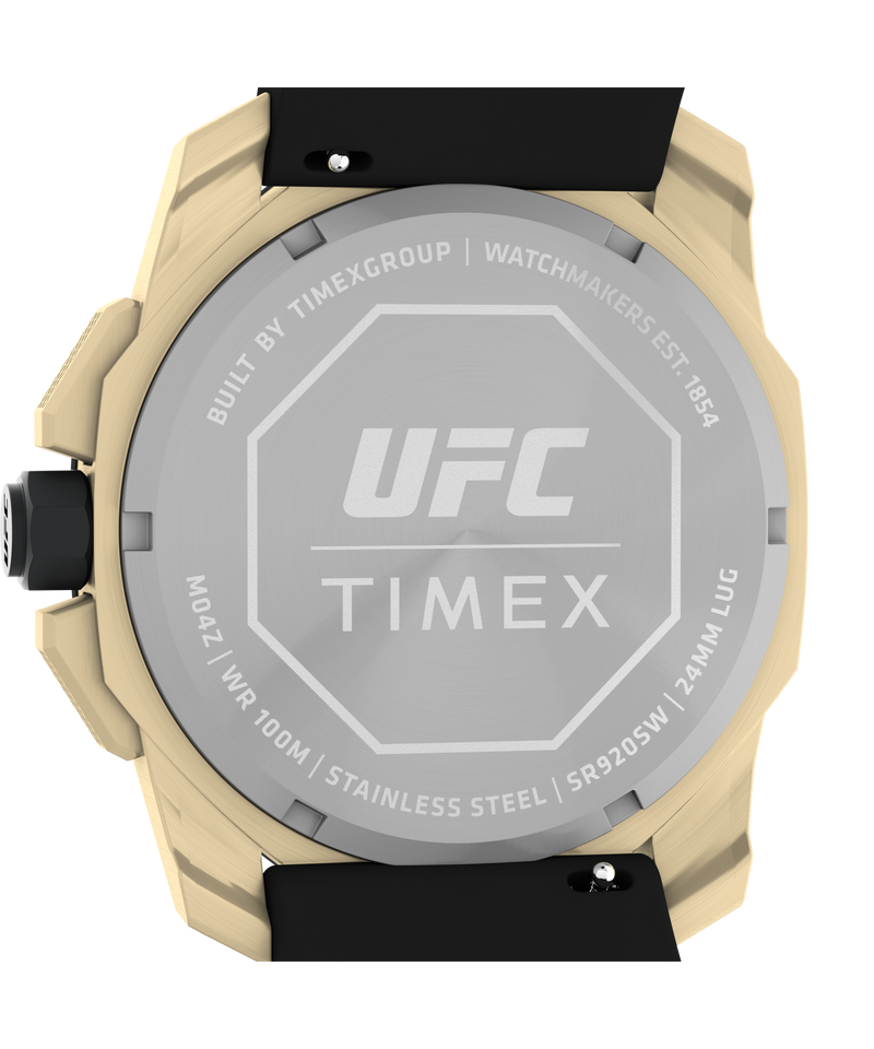 Timex UFC Icon Chronograph 45mm Silicone Strap Watch TW2V58500