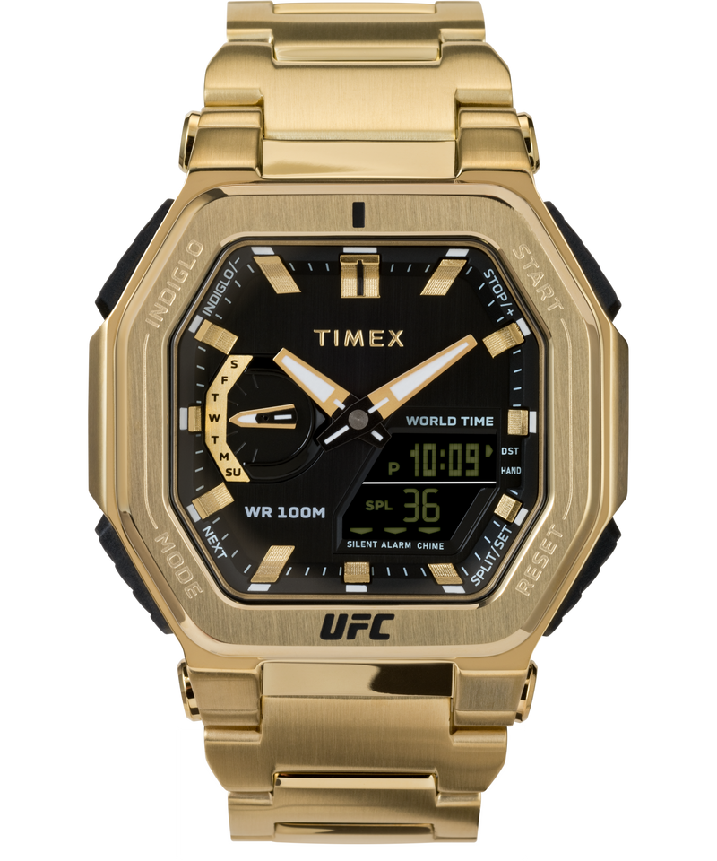 Timex UFC Colossus 45mm Stainless Steel Bracelet Watch TW2V84500