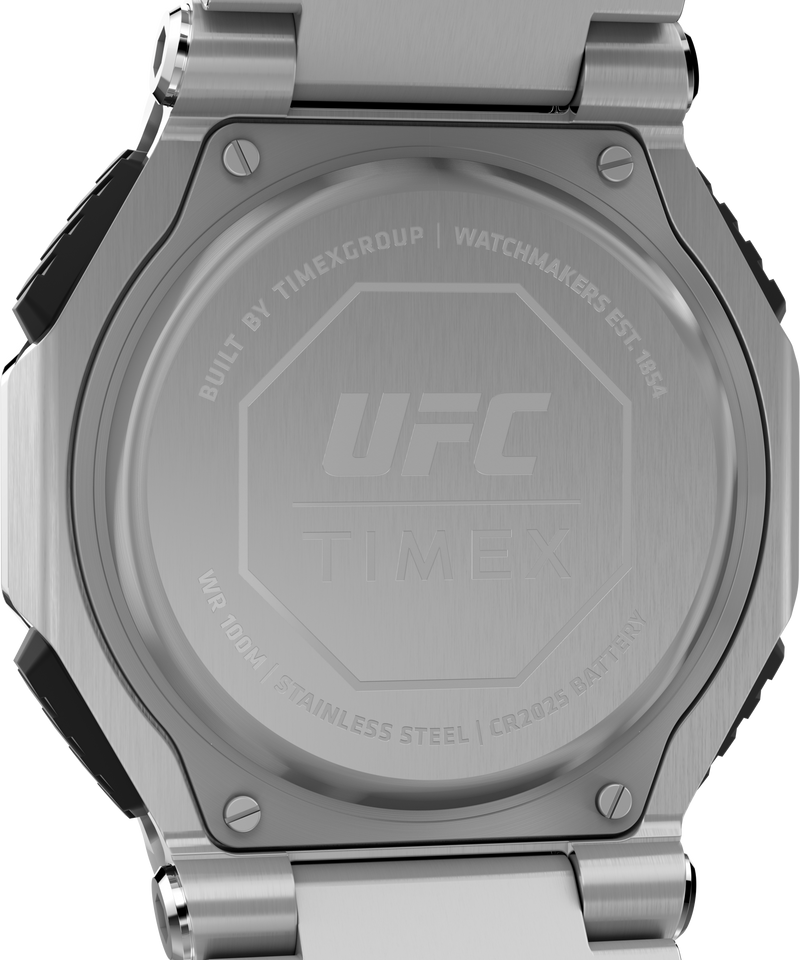 Timex UFC Colossus 45mm Stainless Steel Bracelet Watch TW2V84600