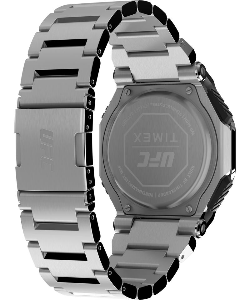 Timex UFC Colossus 45mm Stainless Steel Bracelet Watch TW2V84600