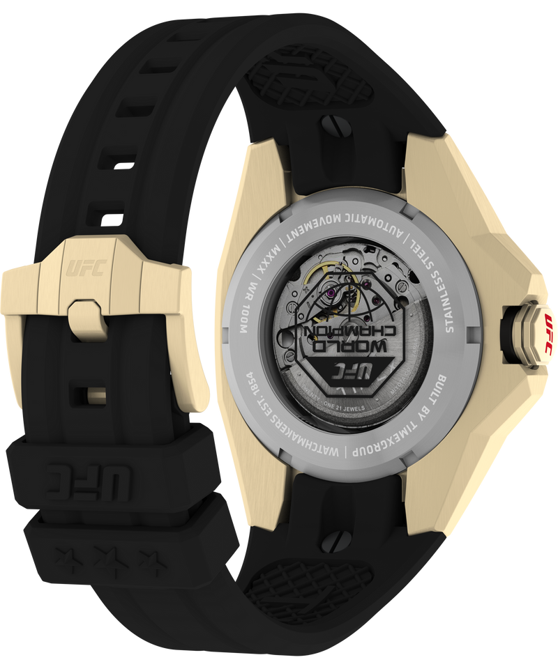 UFC PRO 45MM WORLD CHAMPION EDITION AUTOMATIC GLD BLK SILC TW2V86500