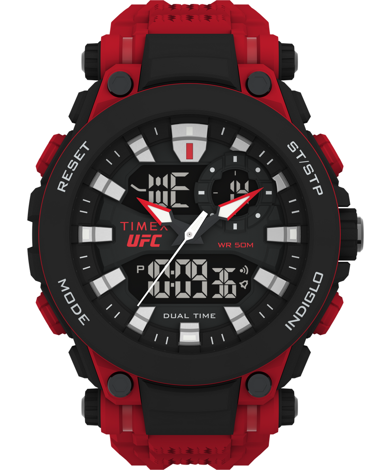 Timex UFC Impact 50mm Resin Strap Watch TW5M53000