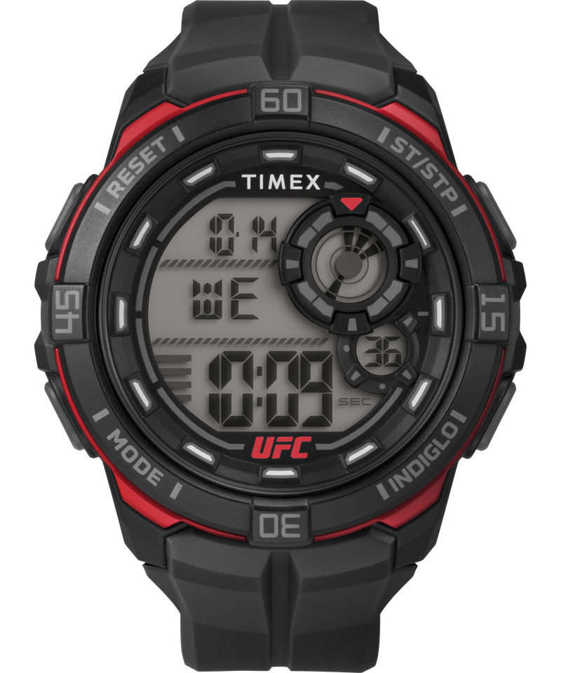 Timex UFC Rush 52mm PU Strap Watch TW5M59100