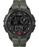 Timex UFC Rush 52mm PU Strap Watch TW5M59400