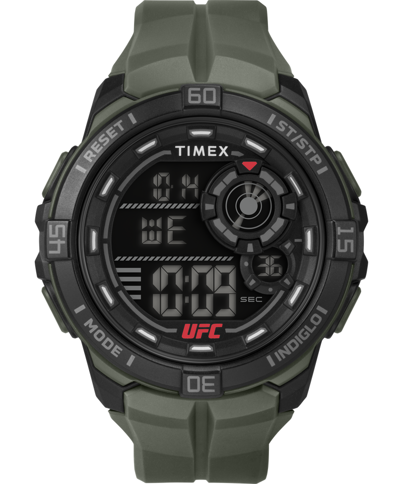 Timex UFC Rush 52mm PU Strap Watch TW5M59400