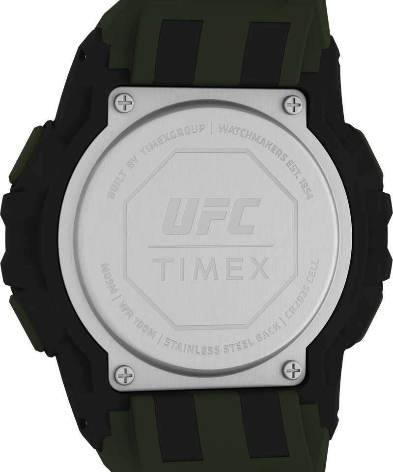 Timex UFC Rush 52mm PU Strap Watch TW5M59400