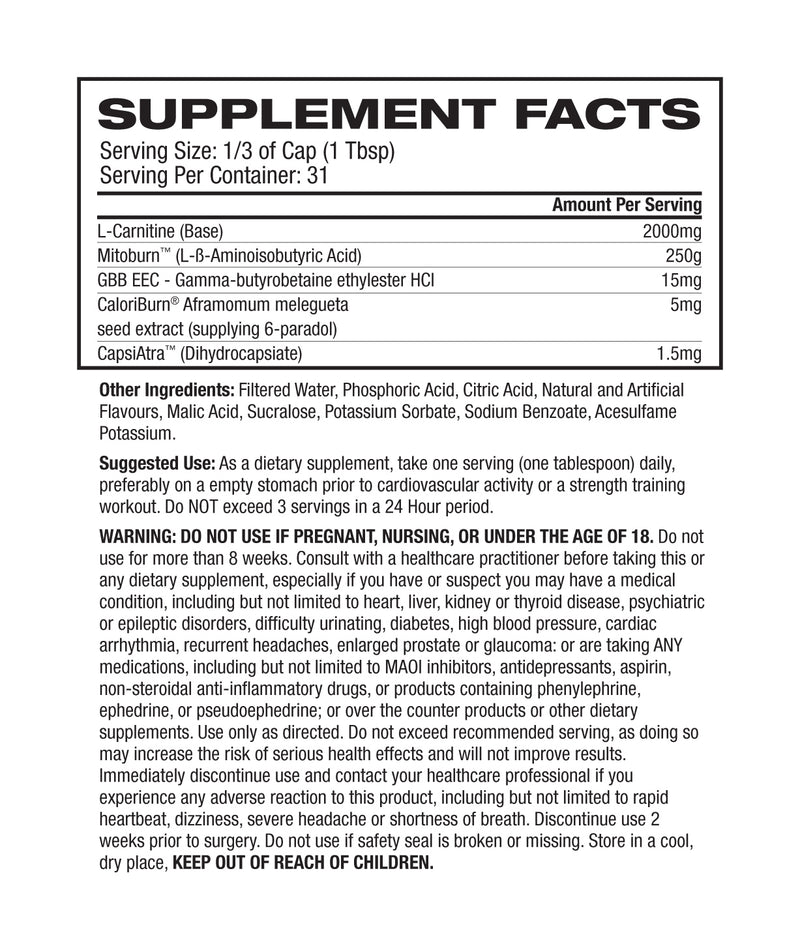 Musclesport Carnishred + Mitoburn 473ML