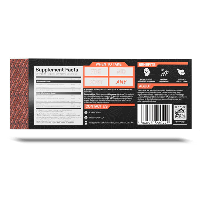 DNA MAN UP - MALE HEALTH SUPPORT 120 Caps